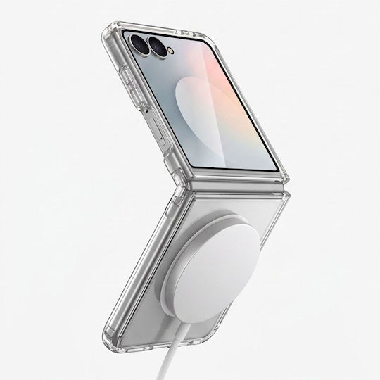Tech-Protect Flexair Hybrid Book Silicone / Plastic Transparent (Galaxy Z Flip)