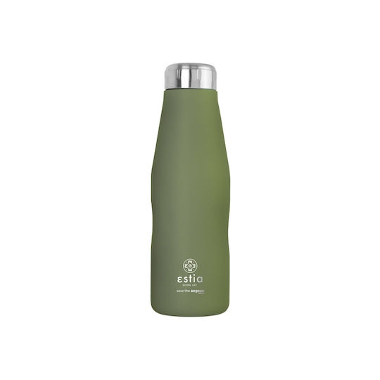 Estia Flask Lite Reciclabil Sticlă Termos Oțel inoxidabil Fără BPA 500ml Forest Spirit
