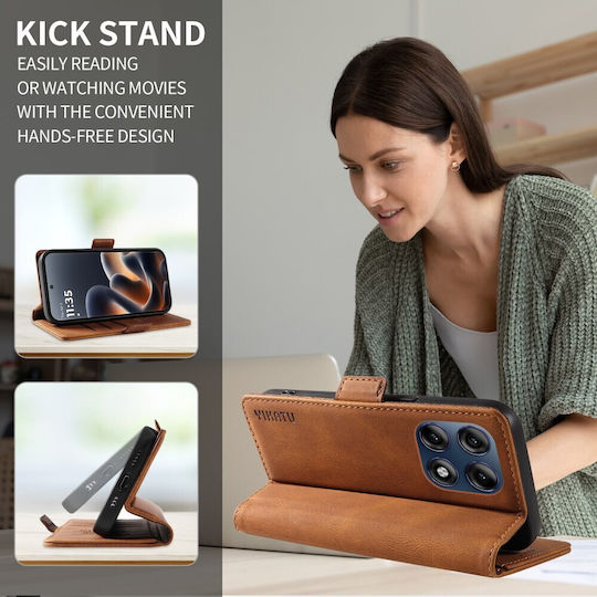 Yikatu Brown Wallet (Moto G47)