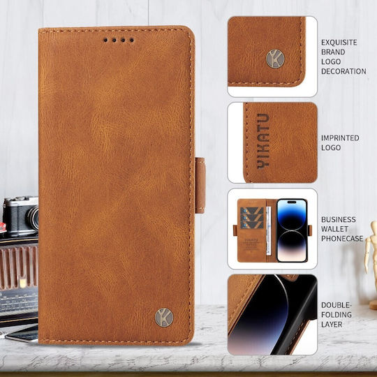 Yikatu Brown Wallet (Moto G47)