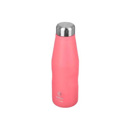 Estia Travel Flask Save the Aegean Ανακυκλώσιμο Μπουκάλι Θερμός Ανοξείδωτο BPA Free 500ml Fusion Coral