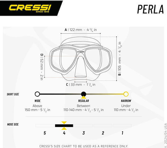 CressiSub Perla + Mexico Combo Tauchmasken Silikon mit Schnorchel Rosa