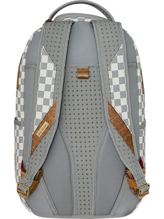 Sprayground DLXSV School Backpack Junior High-High School with Water Bottle Holder Check Cream 29 x 15 x 45cm 2026