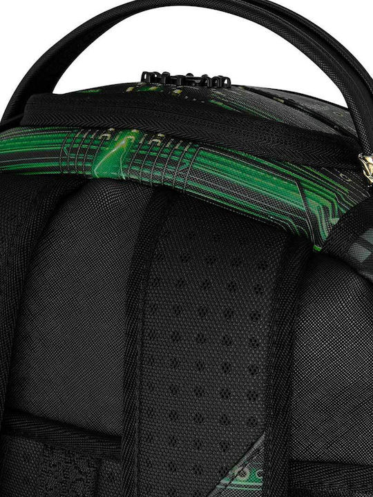 Sprayground Schulranzen Rucksack für Junior High-High School mit Flaschenhalter African Intelligence Rewired & Inspired 29 x 15 x 45cm