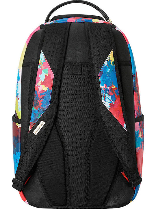 Sprayground Σχολική Τσάντα Πλάτης Γυμνασίου - Λυκείου με Θήκη για Παγούρι Hideki Saijo Abstract Flow 29 x 15 x 45εκ