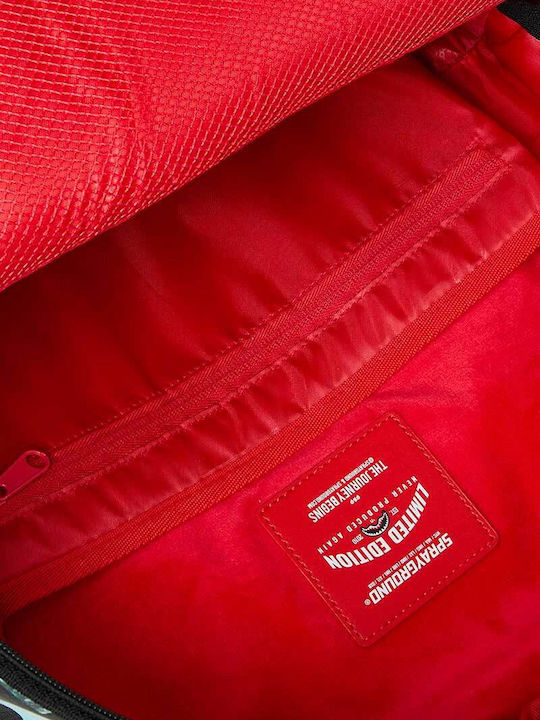 Sprayground Schulranzen Rucksack für Junior High-High School mit Flaschenhalter Jon Z Burned 29 x 15 x 45cm