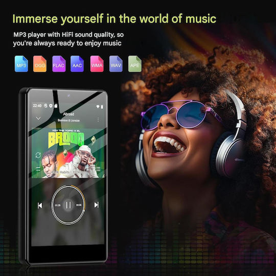 Smart MP4 Player 96GB cu Ecran Tactil 4.02" Negru
