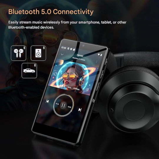 Smart MP4 Player 96GB cu Ecran Tactil 4.02" Negru