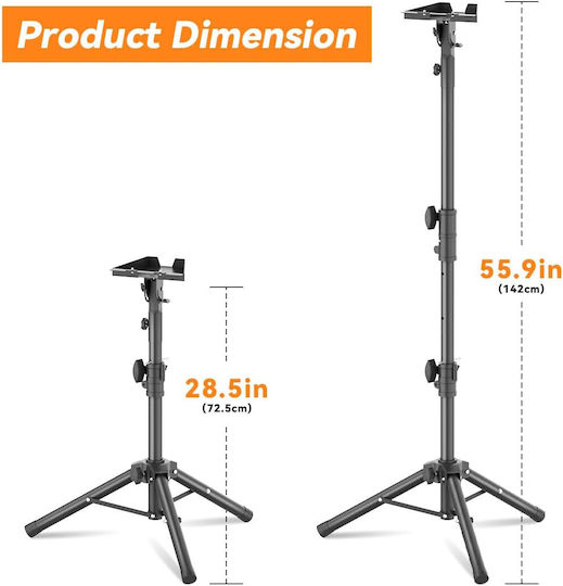 Starlink Gen 3 Suport Antenă Reglabil Trepied 90–180° Înălțime 134 Cm Oțel Inoxidabil Ultra-stabil Cu țăruși Portabil Camping Curte Călătorie