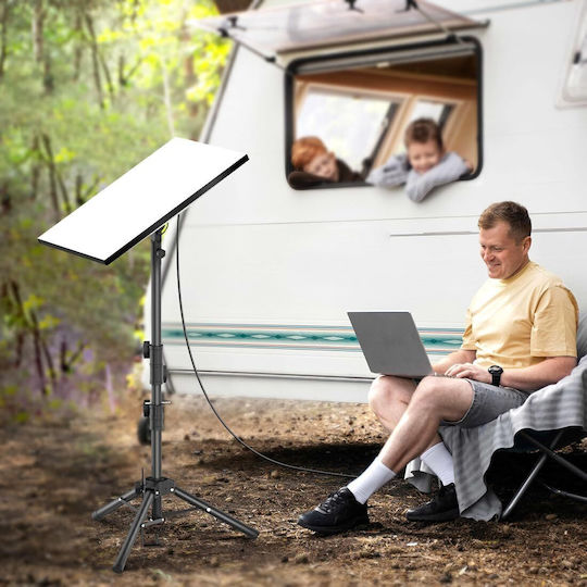 Starlink Gen 3 Suport Antenă Reglabil Trepied 90–180° Înălțime 134 Cm Oțel Inoxidabil Ultra-stabil Cu țăruși Portabil Camping Curte Călătorie