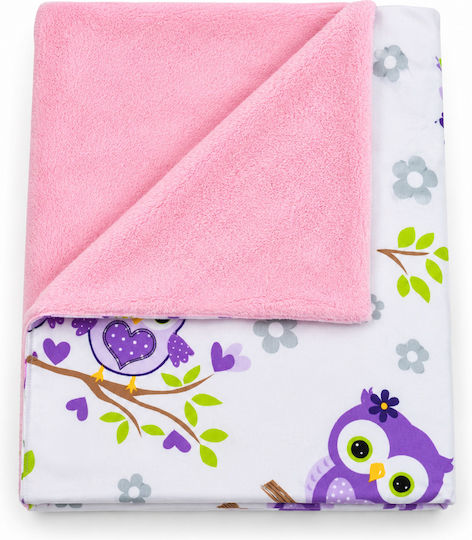 Babydecke Wickeltücher für Kinderzimmer Lila 60x90cm