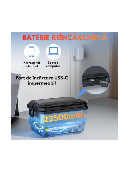 Qova Recipient Electric De Prânz Inox Termos Gri 1.5lt