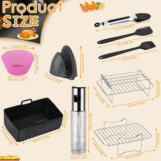 Ninja Formă din silicon pentru Air Fryer 16 bucăți