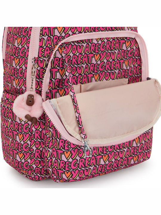 Kipling School Backpack Pink 27 Litres 35 x 20.5 x 44 cm