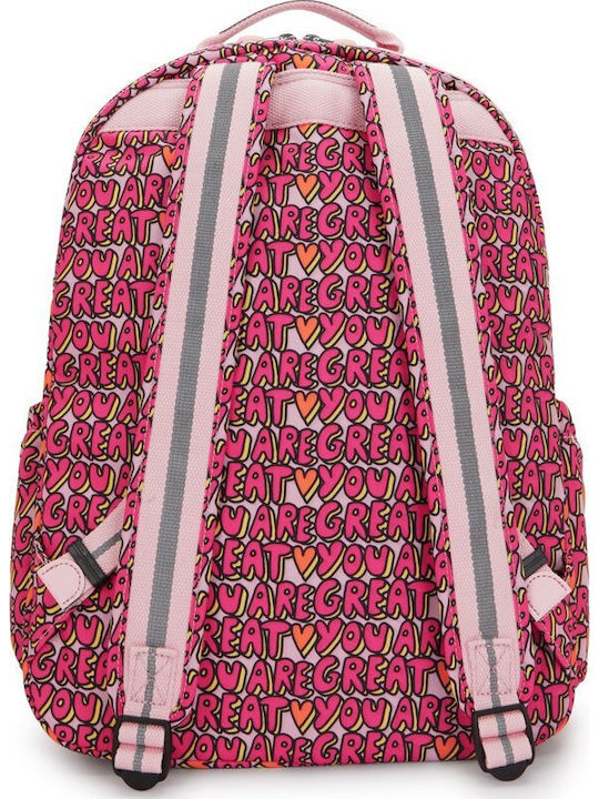 Kipling School Backpack Pink 27 Litres 35 x 20.5 x 44 cm
