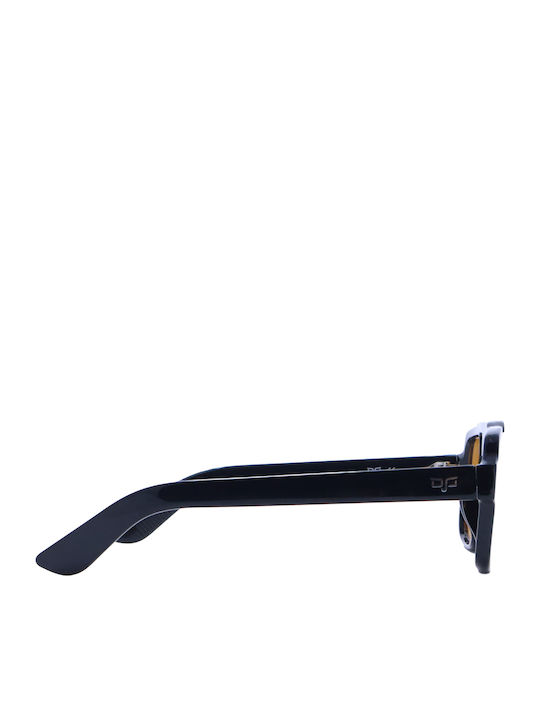 OJO Sunglasses Unisex Sunglasses with Black Frame and Black Lens