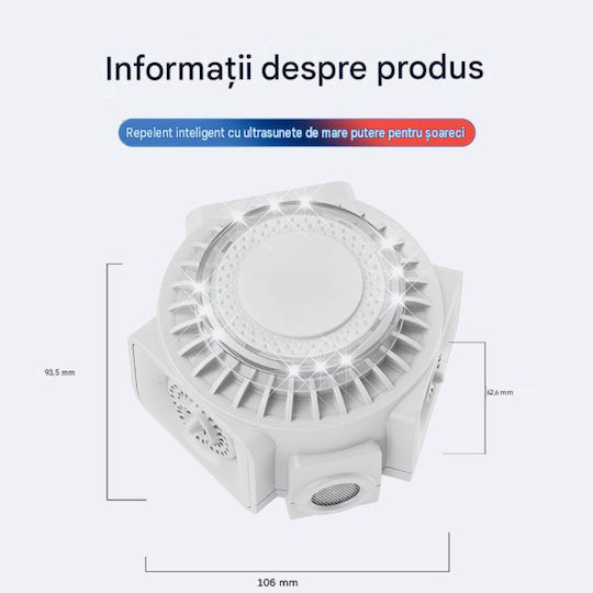 Ultrasonic Rodent Repellent Device 45gr
