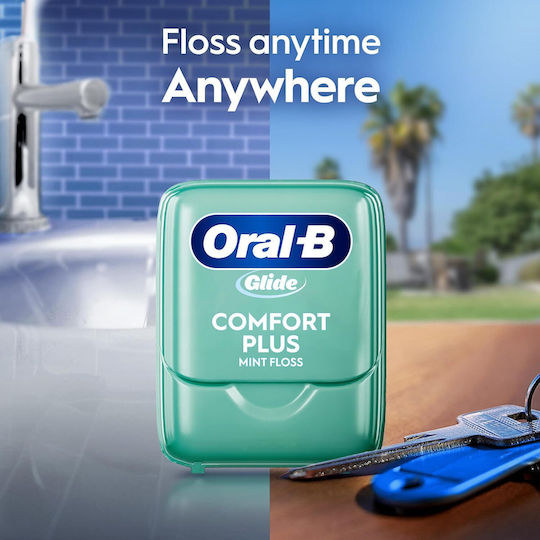 Oral-B Glide Comfort Plus Ață dentară cu aromă de mentă 40 m