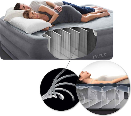 Intex Intex Luftmatratze Einzel mit Handpumpe 191x99x25cm