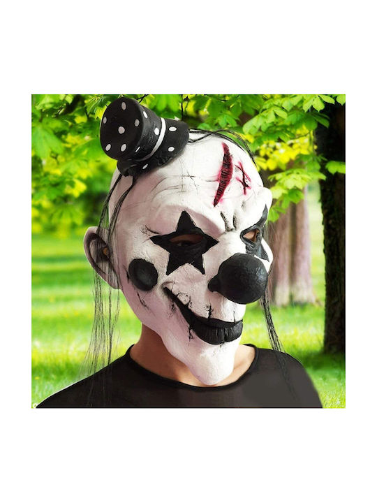 Mască de clovn Halloween din latex pentru carnaval petreceri cosplay