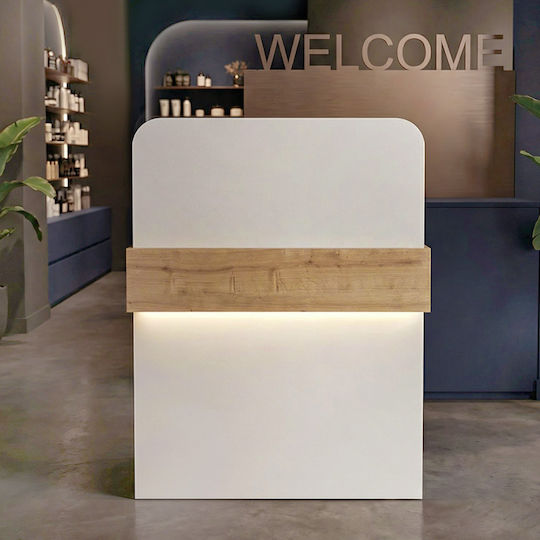 Megapap Professional Reception Desk W90xD43.6xH119.2cm