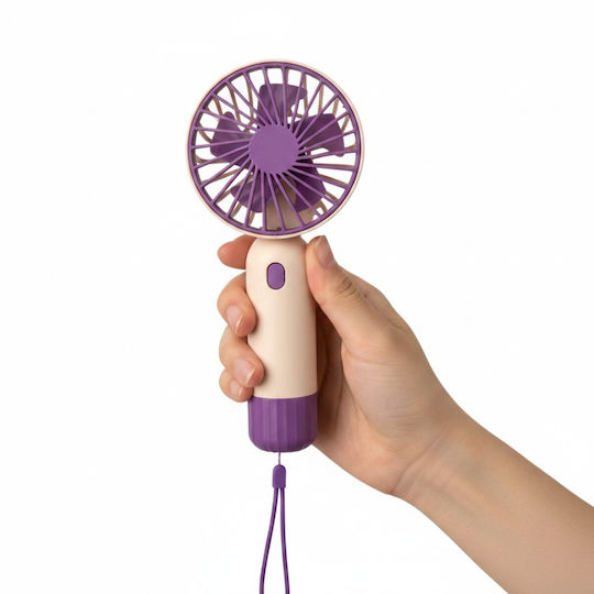V-store Ventilator De Mână USB Violet MJ129-PURPLE