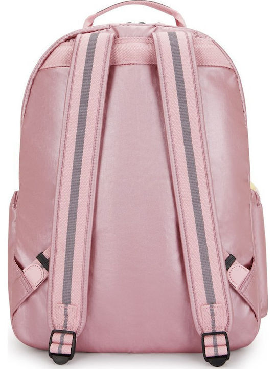 Kipling Seoul Backpack for Laptop 15" in Pink Colour