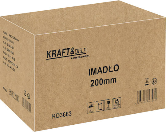 Kraft & Dele Въртяща се менгеме с Максимално Отваряне 200mm