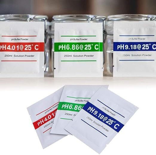 Set Soluții Calibrare Ph Metru ±0.01 Precizie Unitate Ph La 25°c Stabil 18 Plicuri Ph 4.01 6.86 9.18 Testare Apă Piscină Testare Hidroponie Acvarii