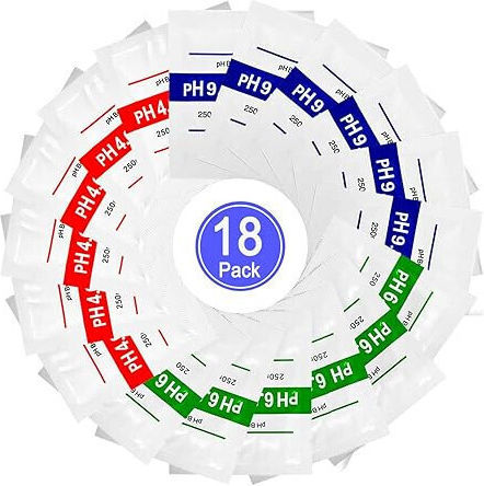 Set Soluții Calibrare Ph Metru ±0.01 Precizie Unitate Ph La 25°c Stabil 18 Plicuri Ph 4.01 6.86 9.18 Testare Apă Piscină Testare Hidroponie Acvarii