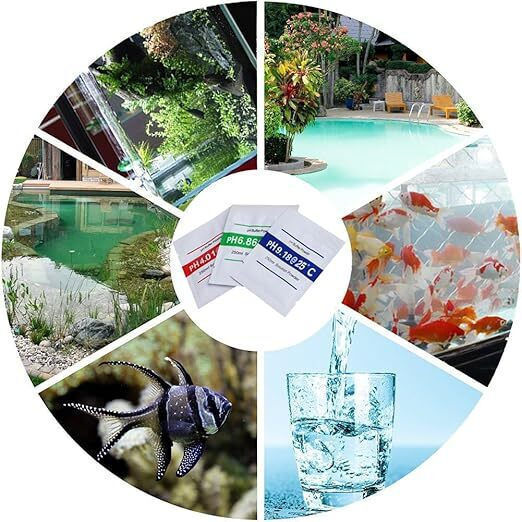 Set Soluții Calibrare Ph Metru ±0.01 Precizie Unitate Ph La 25°c Stabil 18 Plicuri Ph 4.01 6.86 9.18 Testare Apă Piscină Testare Hidroponie Acvarii