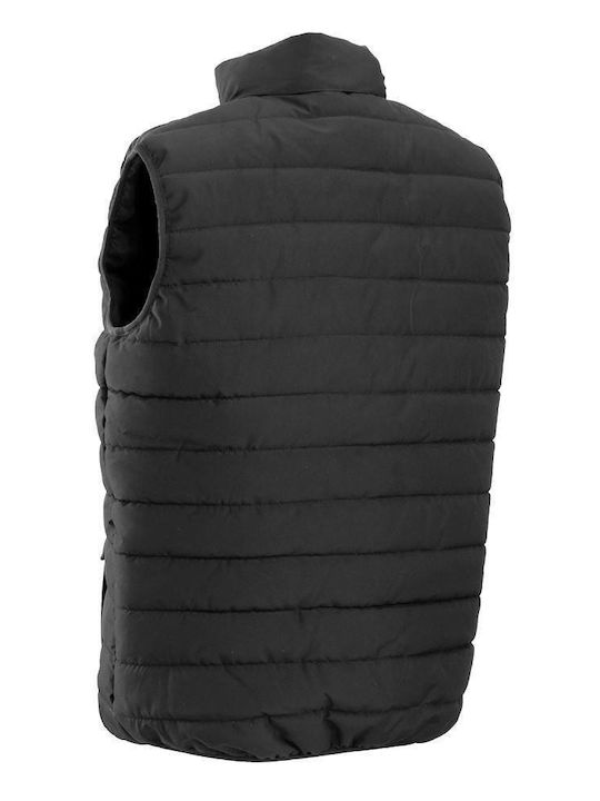 Coverguard Veste De Lucru Pentru Bărbați Impermeabilă Cu Benzi Reflectorizante Neagră