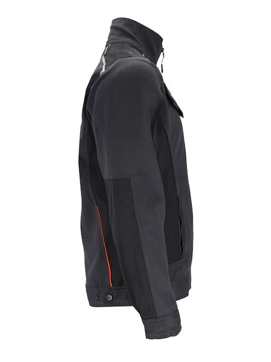 Hanorac De Lucru Pentru Bărbați Forelastic-j 240g/m² Elastic Cu Buzunare Multiple Elemente Reflectorizante