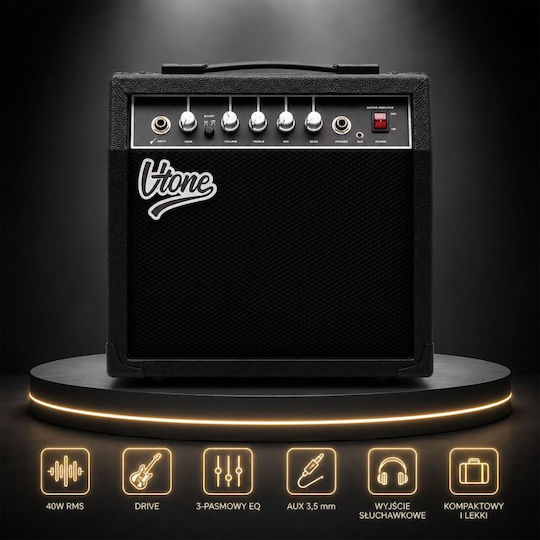 V-tone Combo Ενισχυτής Ηλεκτρικής Κιθάρας 40W Μαύρος