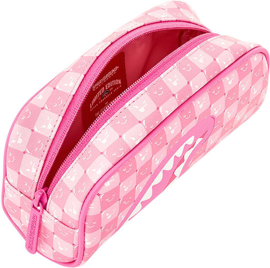 Sprayground Pencil Case Cylinder Shinobi Sharks In Paris Pink