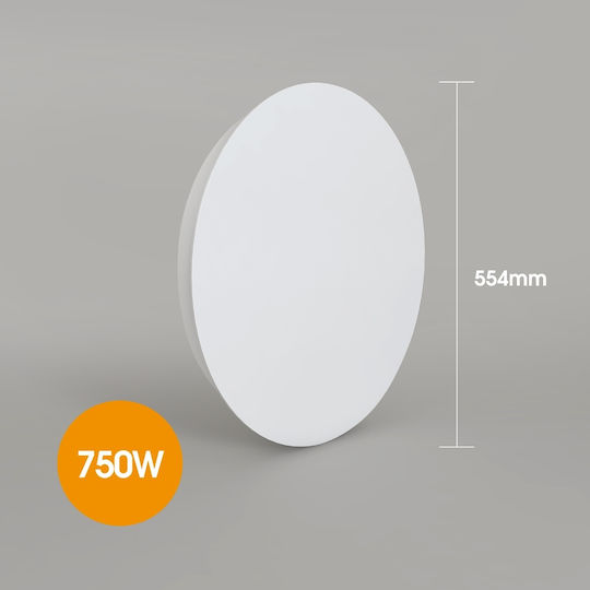 Ambianzza Πάνελ Υπέρυθρης Θέρμανσης Οροφής 750W Λευκό