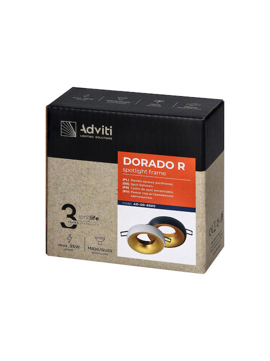Adviti Decken- und Wandleuchten mit GU10 Fassung in Weiß