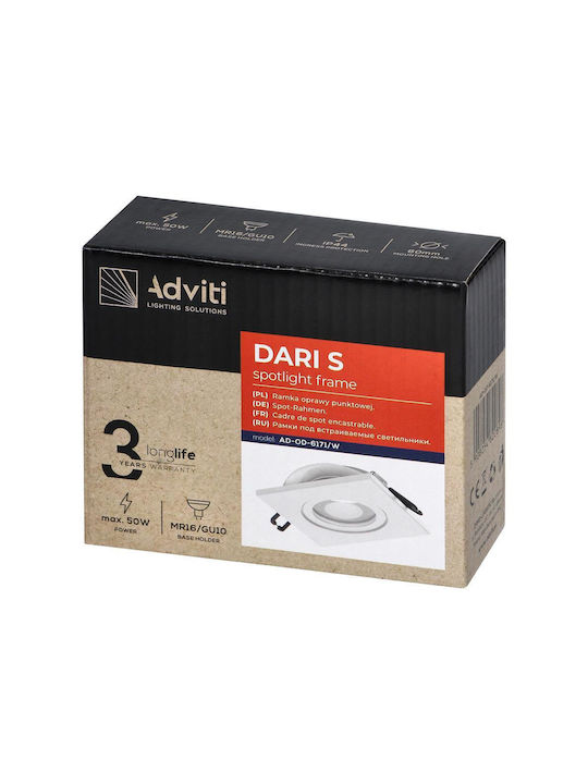 Adviti LED Decken- und Wandleuchte in Weißer Farbe