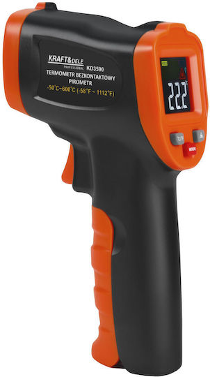 Kraft & Dele KD3590 Termometru Infraroșu pentru Temperaturi de la 0°C până la 50°C cu Raportul Distanță la Țintă 12:1