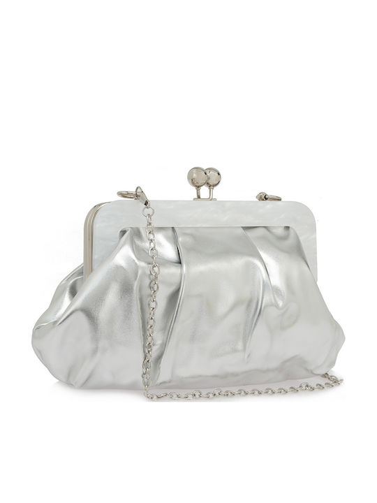 Women's Bag Clutch Silver