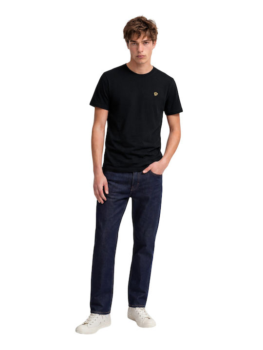 Logo Emb T-shirt Black/gold M1012473A-18a