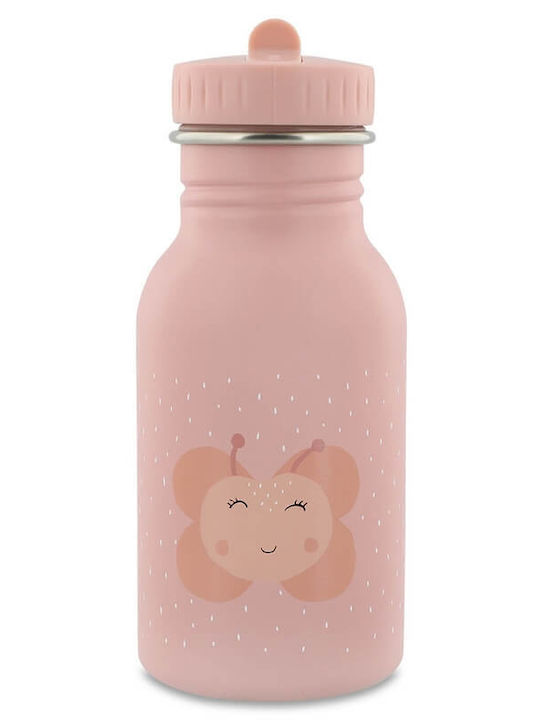 Trixie Butterfly Backpack - Stainless Steel Water Bottle 350ml School Set 23 x 10 x 31cm