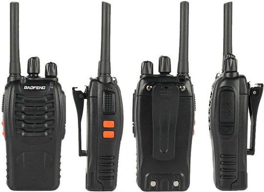 Baofeng BF-88E Ασύρματος Πομποδέκτης PMR 0.5W χωρίς Οθόνη Σετ 2τμχ