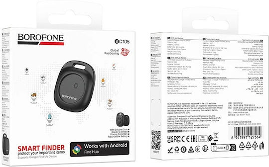Borofone BC105 Google Find Hub Black