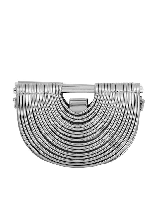 Bag Artificial Leather Silver Cables Bag Artificial Leather Silver Cables
