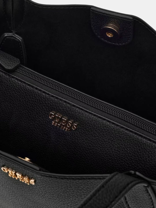 Damen Satchel Tasche Schwarz
