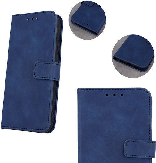 Tel1 Xiaomi Redmi 15c 4g 5g Poco C85 Skin Feel Butterfly Embossed Калъф Книга Син