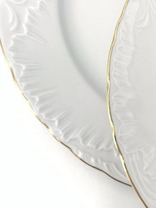Gold Porcelain Dinnerware Set 40pcs