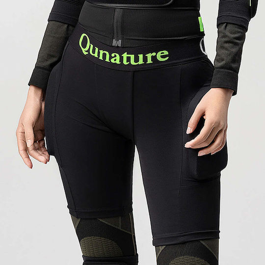 Qunature Șosete de schi și snowboard Negre 1 pereche