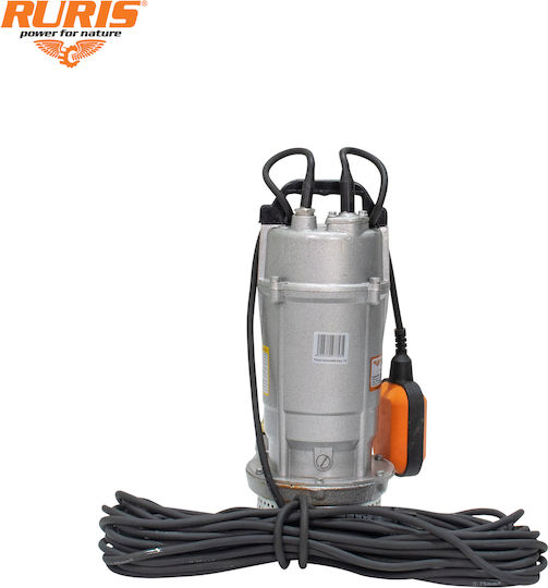Ruris Aqua 11s – Pompa De Apă Submersibilă Pentru Apă Curată 550 W Înălțime De Refulare 25 M Debit 3.6 M³/h Comutator Plutitor